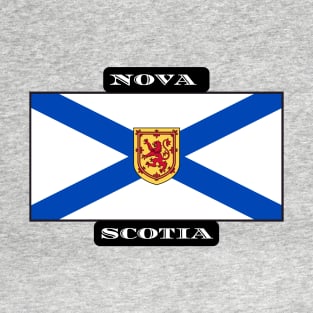 Nova Scotia Flag T-Shirt Ocean Playground Bluenose Home T-Shirt